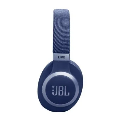 JBL Live 770NC Wireless On-Ear Headphones with True Adaptive Noise Cancelling – Blue